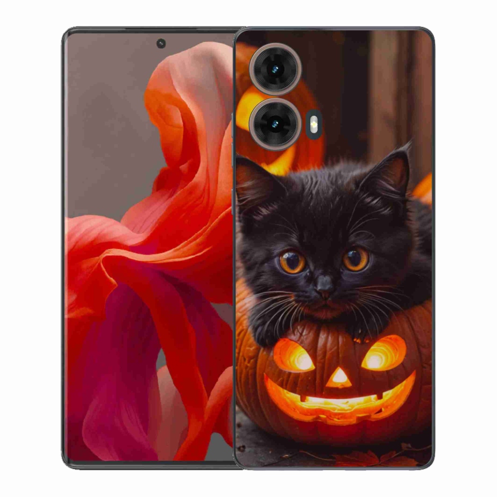 Zselés borítás mmCase a Motorola Moto G85 5G készülékhez - cica és tök