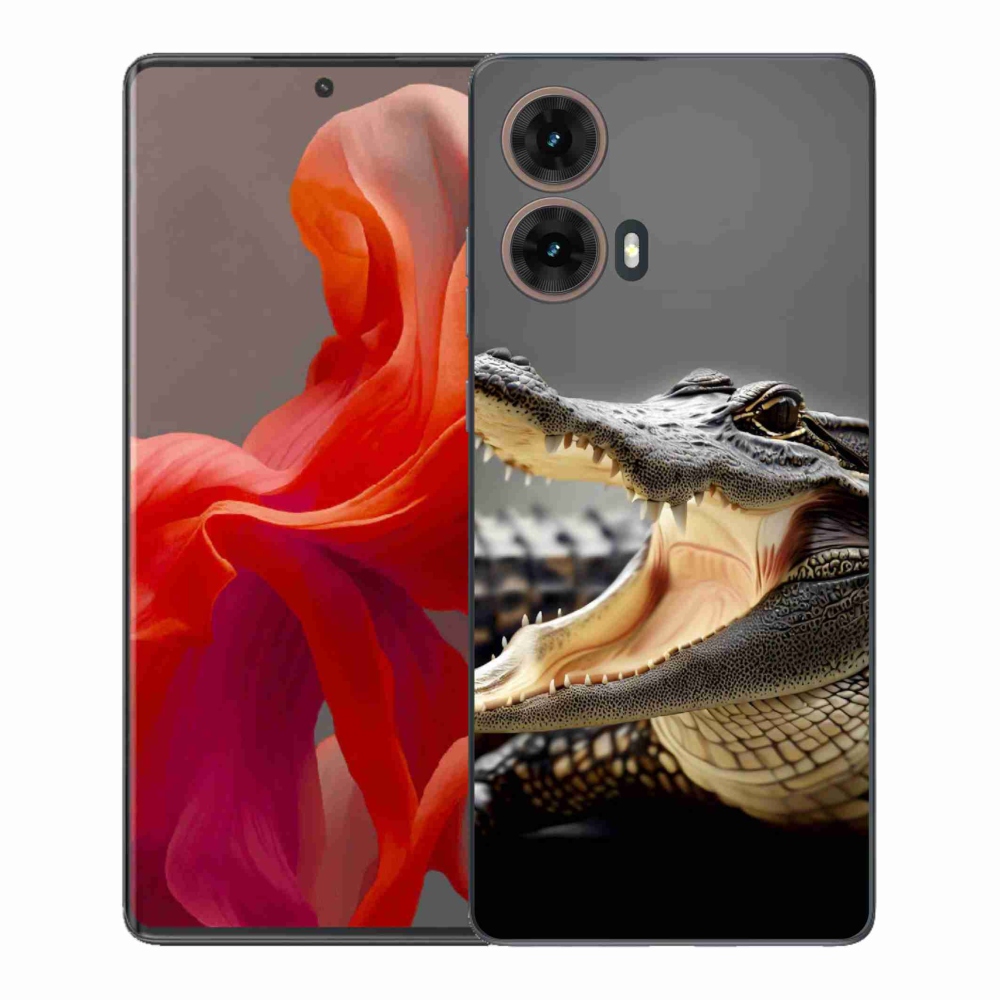 Zselés borítás mmCase a Motorola Moto G85 5G készülékhez - krokodil