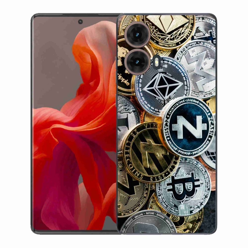 Gél borítás mmCase a Motorola Moto G85 5G számára - kriptovaluták