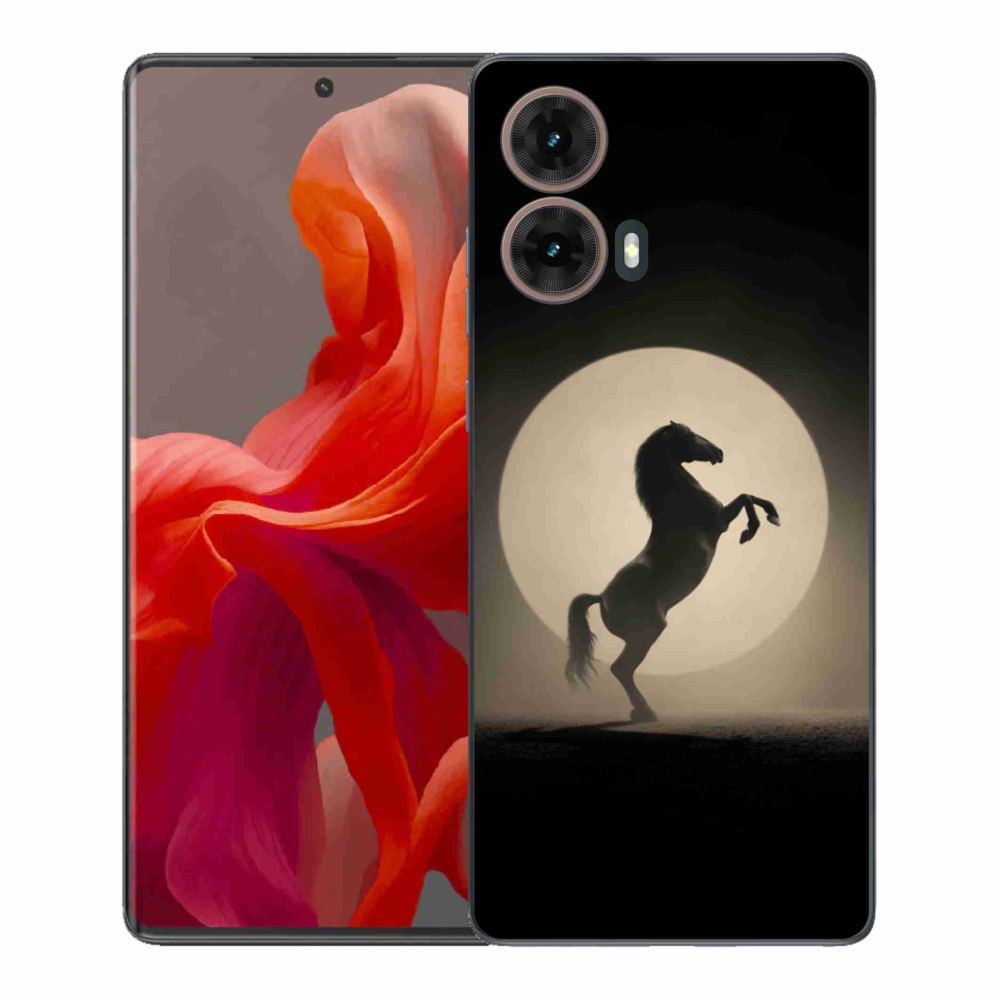 Zselés borítás mmCase a Motorola Moto G85 5G készülékhez - ló sziluettben