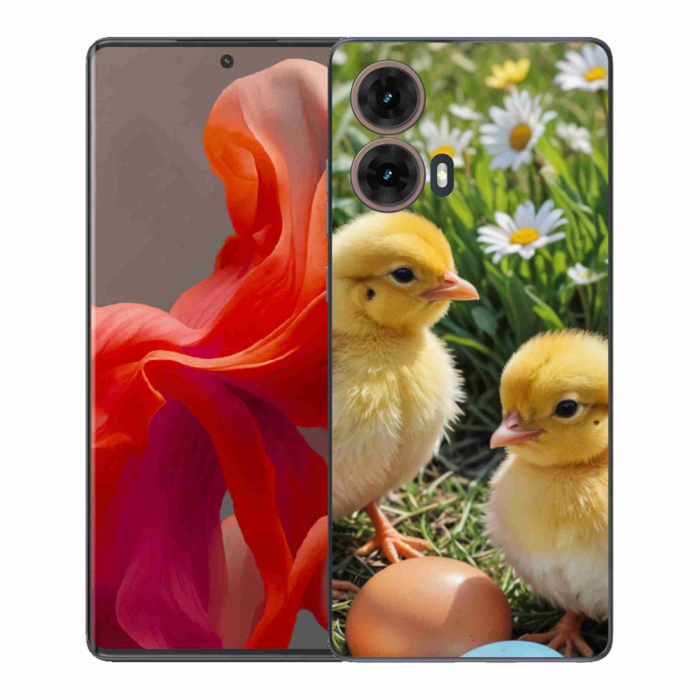 Gél védőburkolat mmCase Motorola Moto G85 5G - csirkékhez