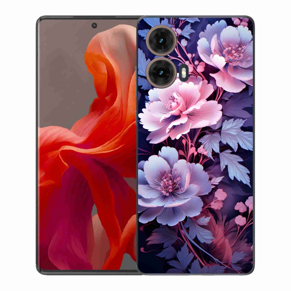 Gél védőburkolat mmCase a Motorola Moto G85 5G készülékhez - virágok 11