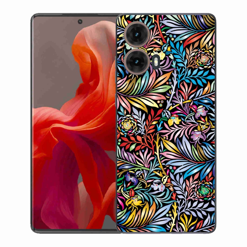 Gél borítás mmCase a Motorola Moto G85 5G-hez - virágok 5