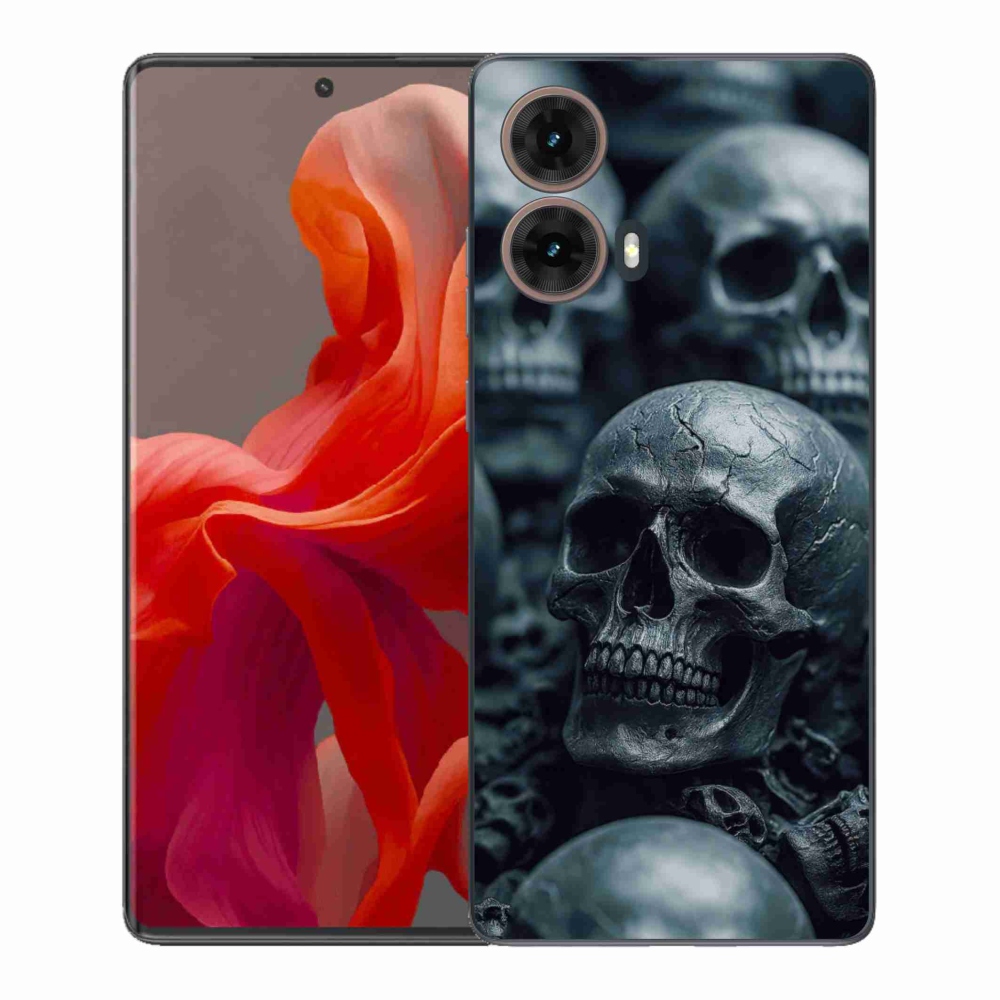 Gél védőburkolat mmCase a Motorola Moto G85 5G készülékhez - koponya 2