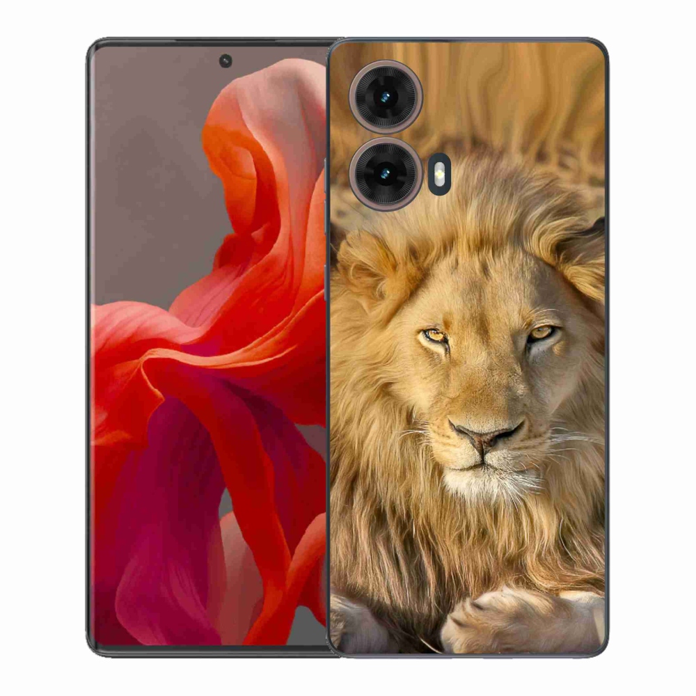 Gél védőburkolat mmCase a Motorola Moto G85 5G - Lion 2 számára