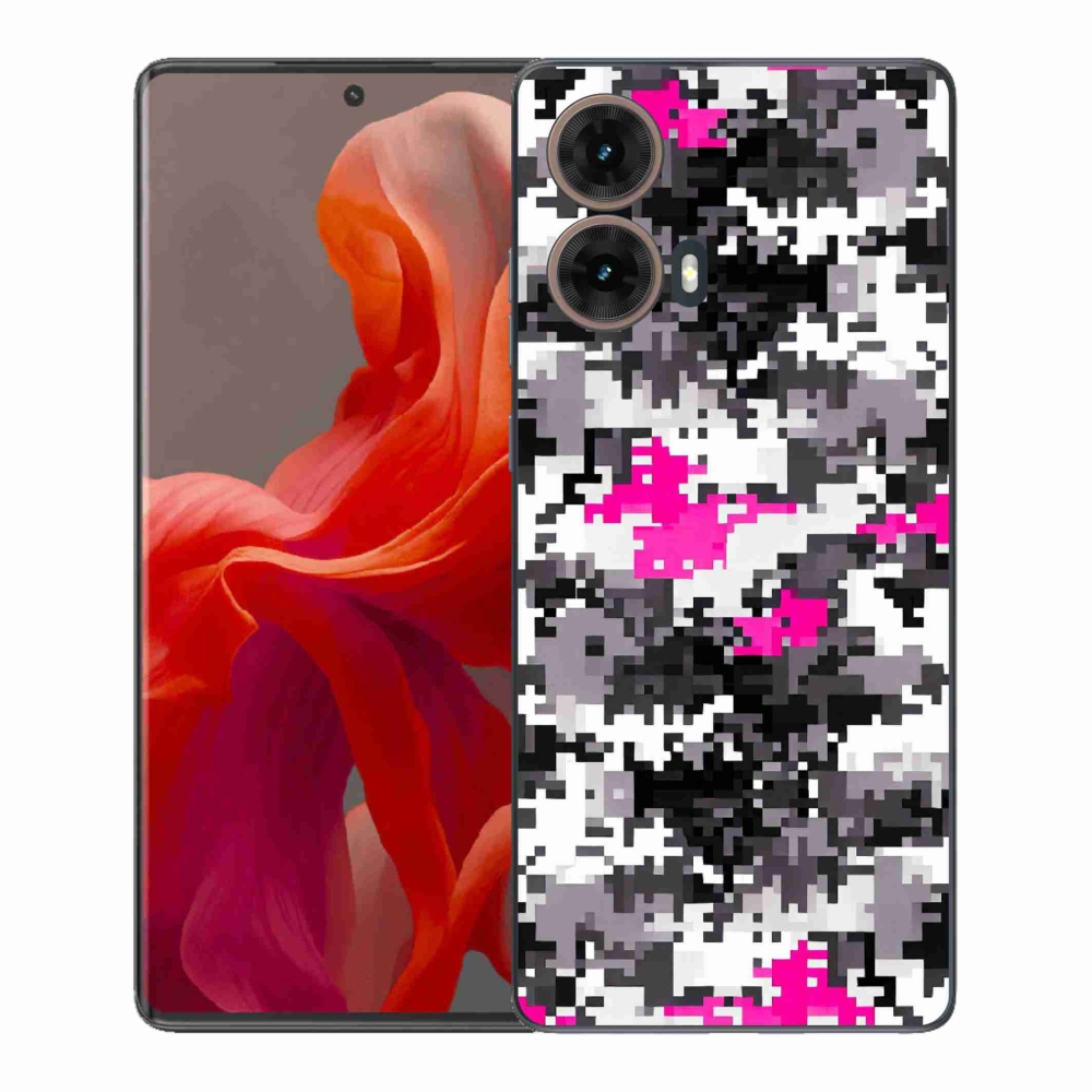 Gél védőburkolat mmCase a Motorola Moto G85 5G készülékhez - álcázó minta 4