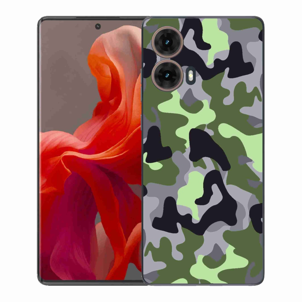 Gél védőburkolat mmCase a Motorola Moto G85 5G készülékhez - álcázott minta 7