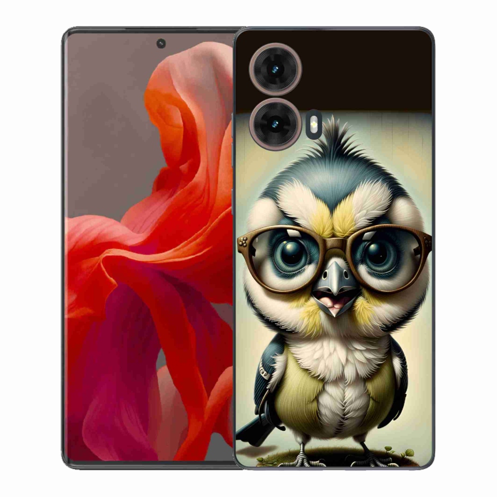 Zselés borítás mmCase a Motorola Moto G85 5G - cub szemüveggel