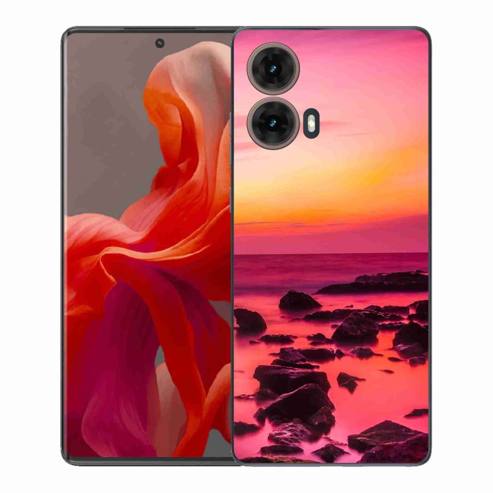 Gél borítás mmCase a Motorola Moto G85 5G készülékhez - tenger és ragyogás