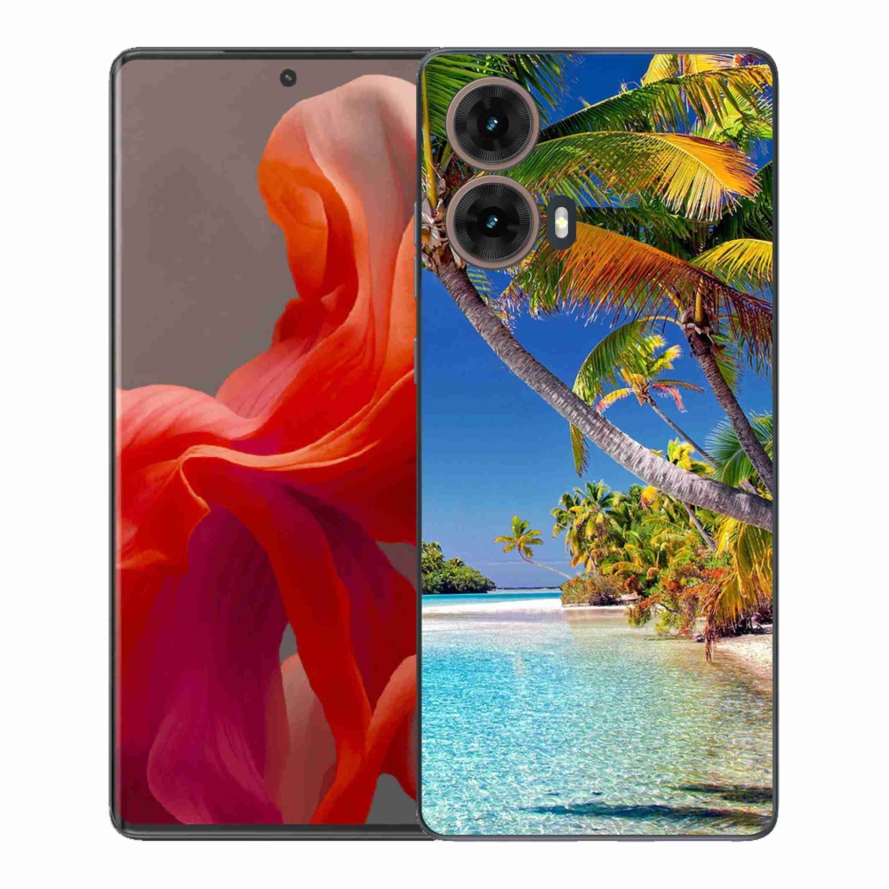 Gél védőburkolat mmCase Motorola Moto G85 5G - tengerpartra