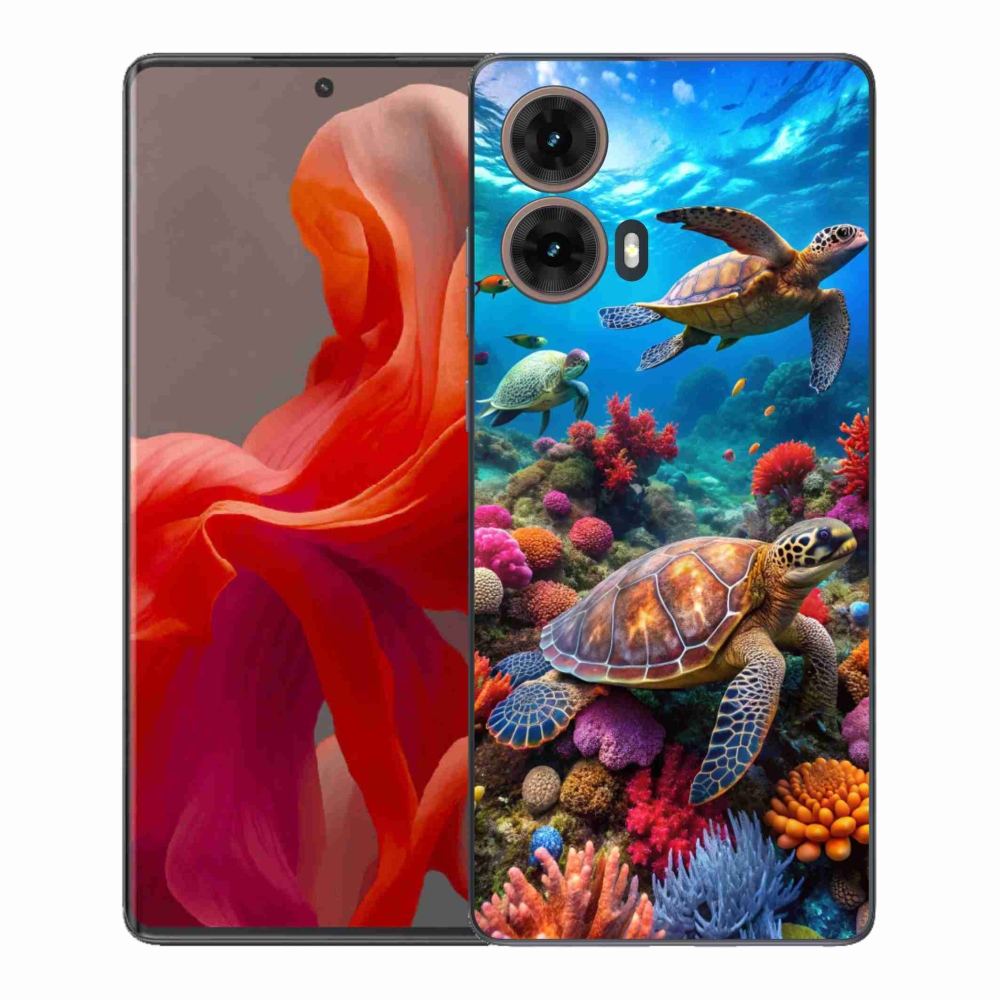 Gél védőburkolat mmCase a Motorola Moto G85 5G készülékhez - Sea World 2