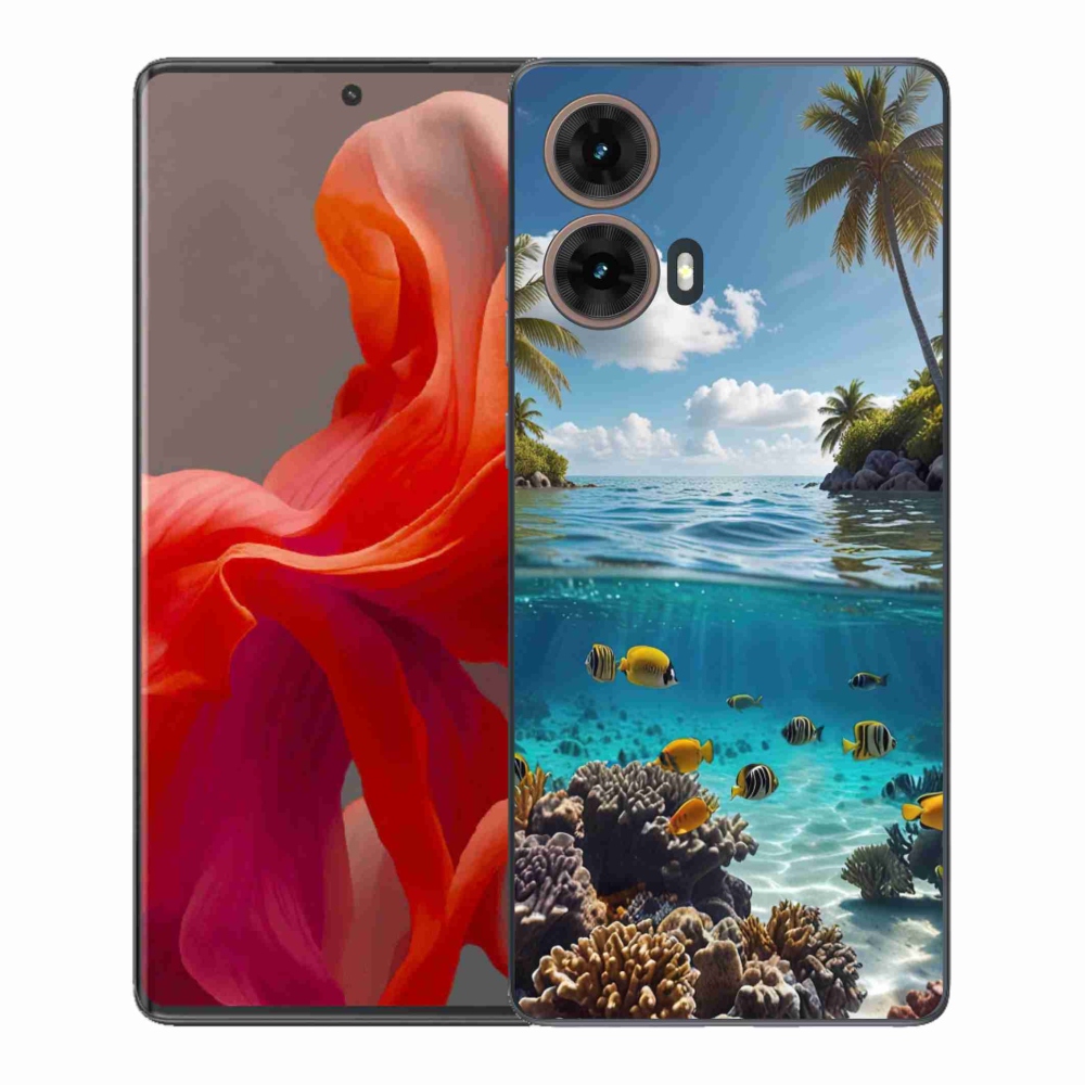 Gél védőburkolat mmCase a Motorola Moto G85 5G - Sea World 4 számára