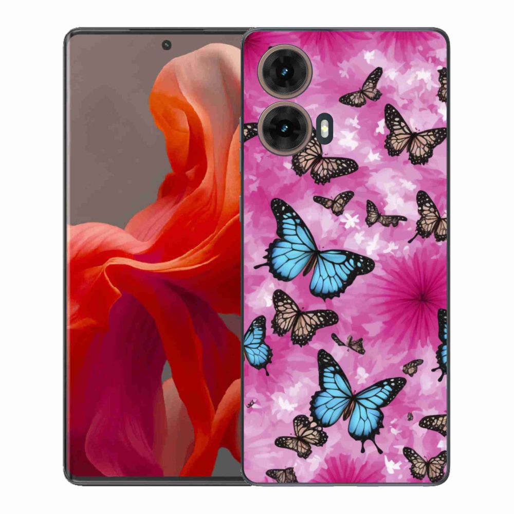 Zselés borítás mmCase Motorola Moto G85 5G - pillangókert