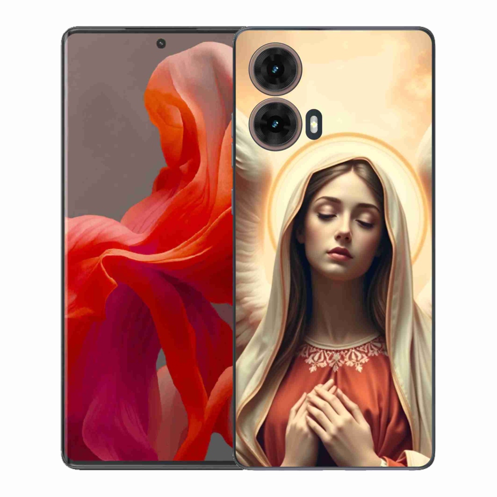 Gél borítás mmCase Motorola Moto G85 5G - vallási témájú zselés tokhoz
