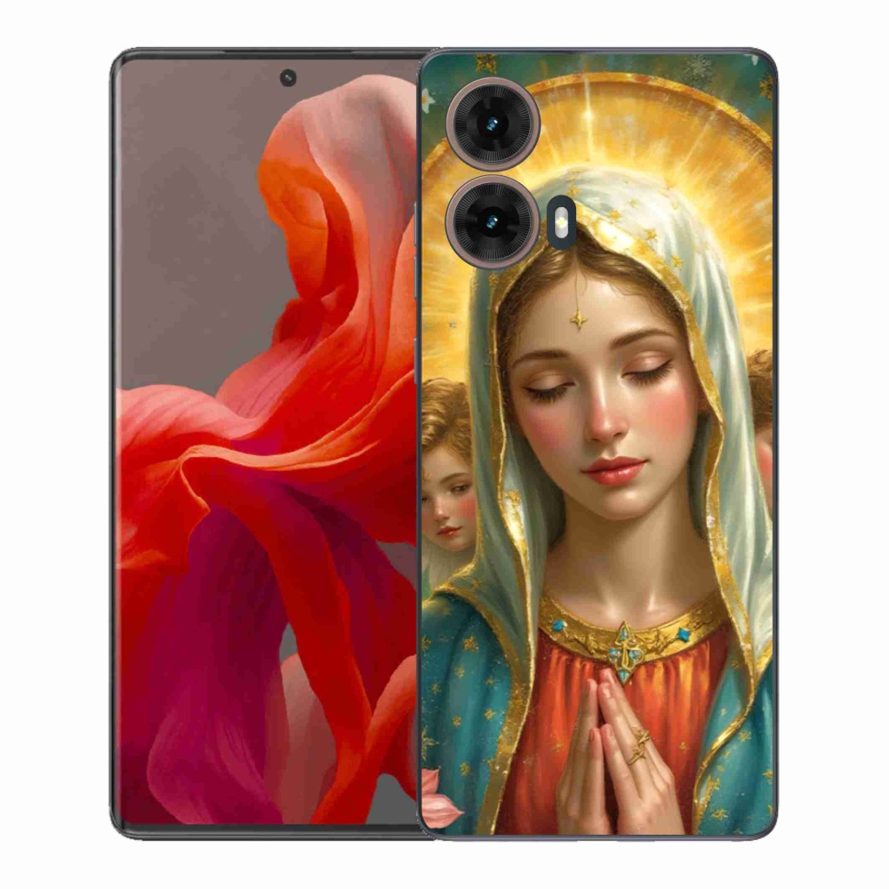 Zselés borítás mmCase a Motorola Moto G85 5G-hez - vallási motívum 3