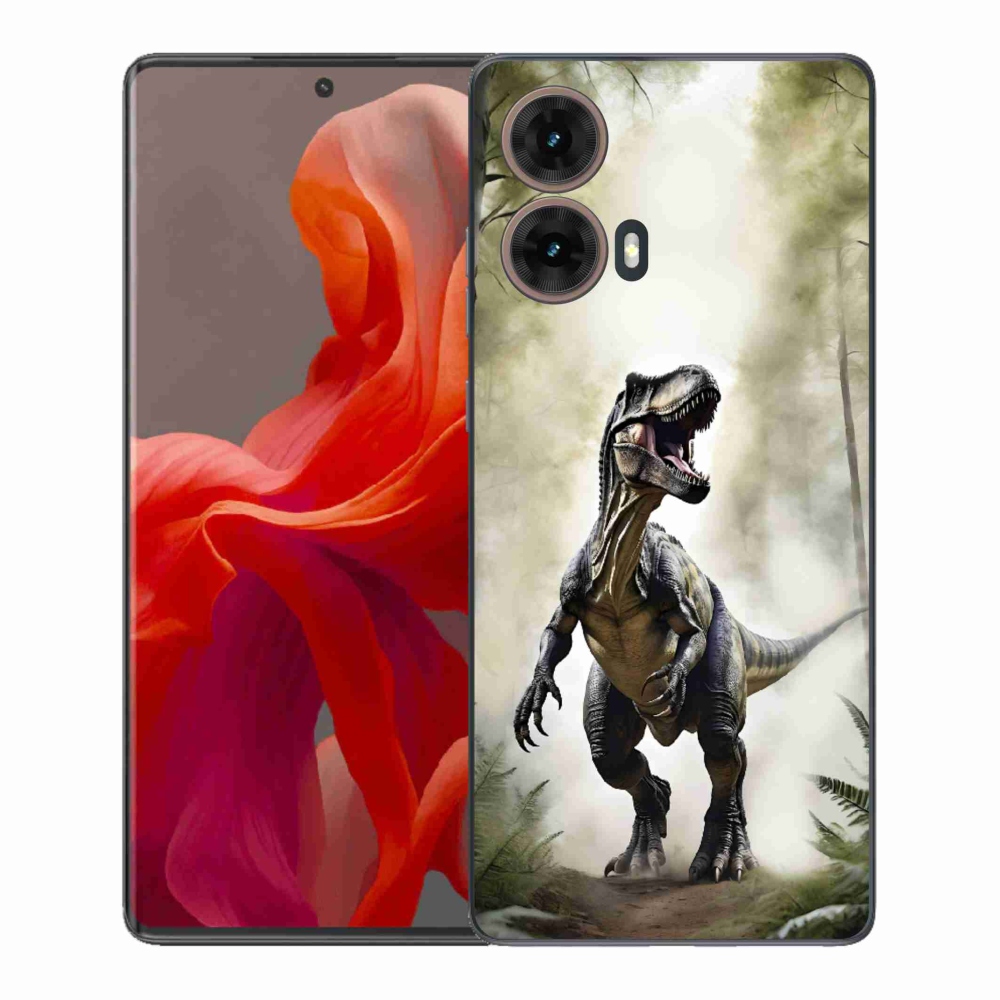 Gél védőburkolat mmCase Motorola Moto G85 5G - dühös T-Rex