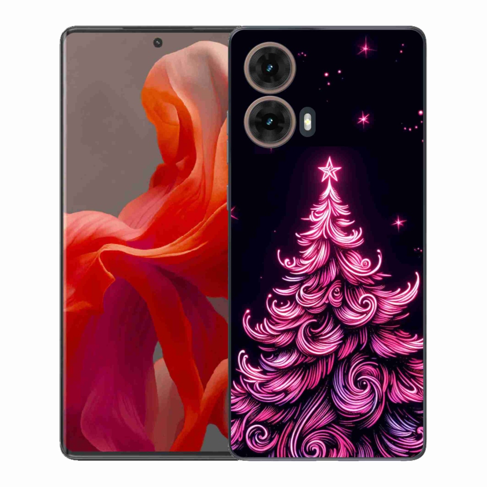 Gél borítás mmCase Motorola Moto G85 5G - neon karácsonyfa 2