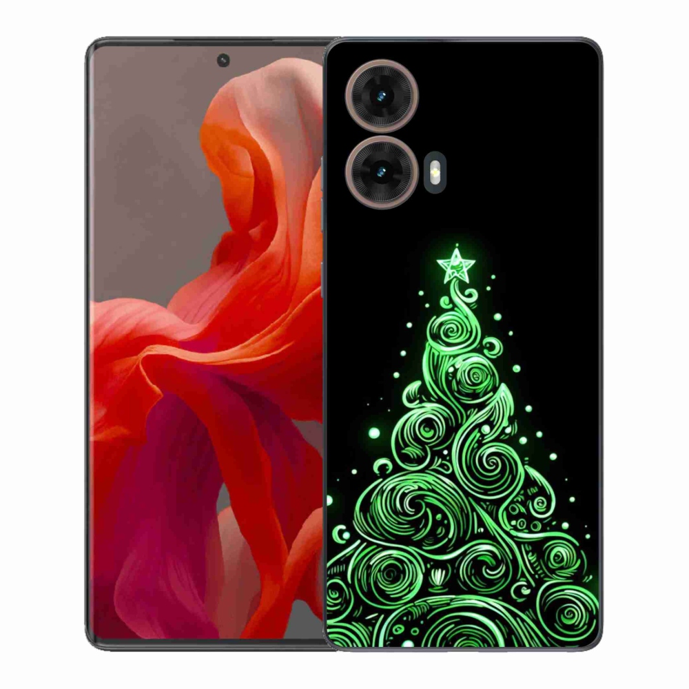 Gél borítás mmCase Motorola Moto G85 5G - neon karácsonyfa 3