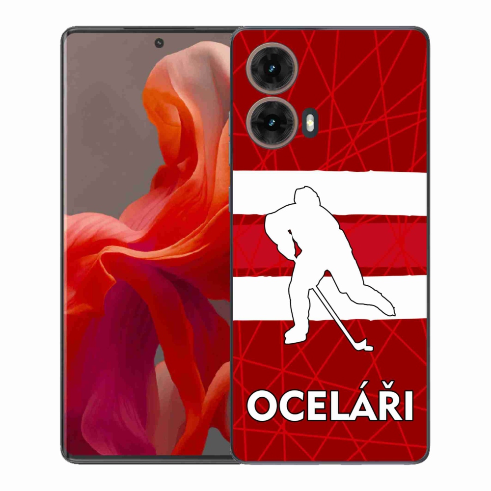 Gél védőburkolat mmCase a Motorola Moto G85 5G készülékhez - Acélszín