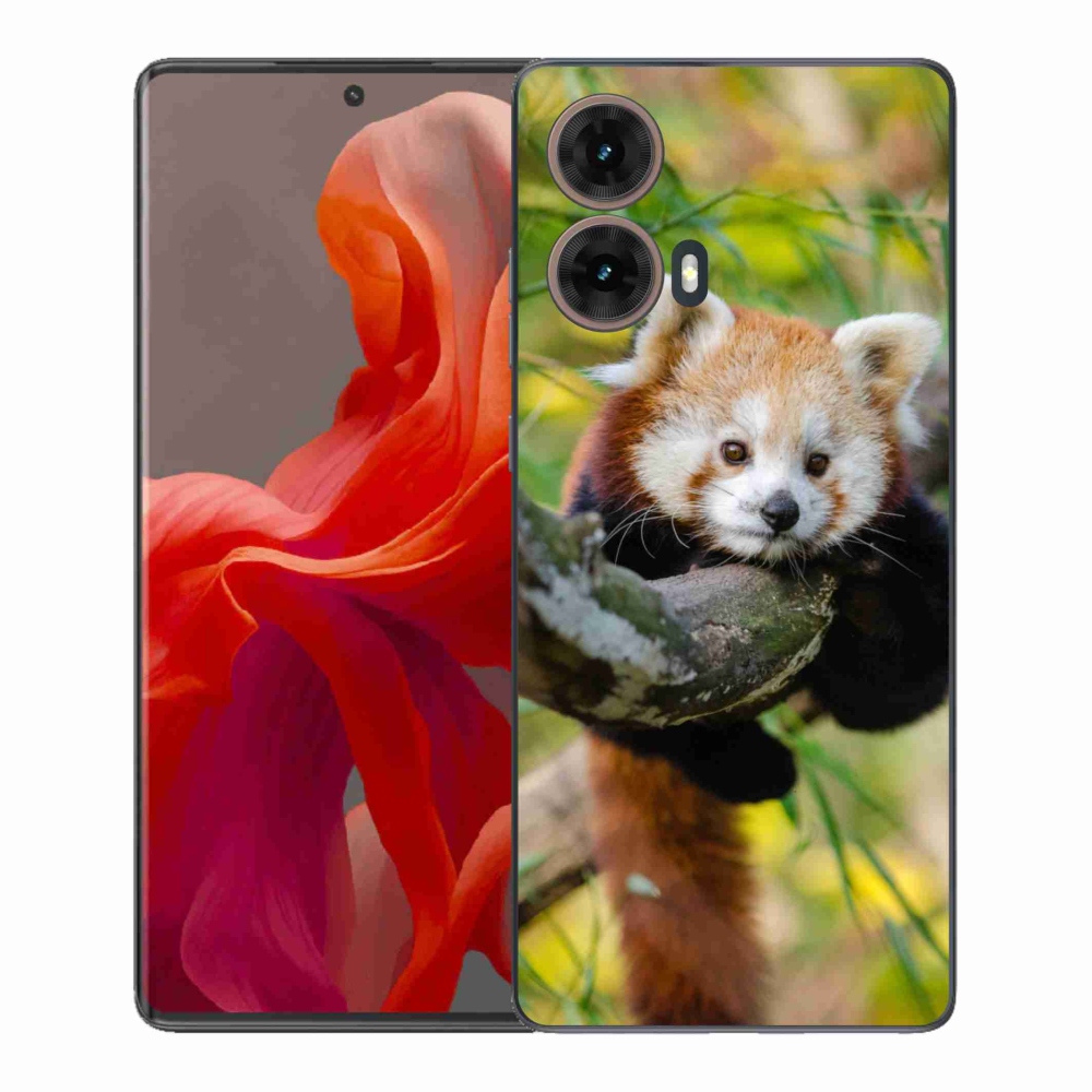 Gél védőburkolat mmCase Motorola Moto G85 5G - panda piros