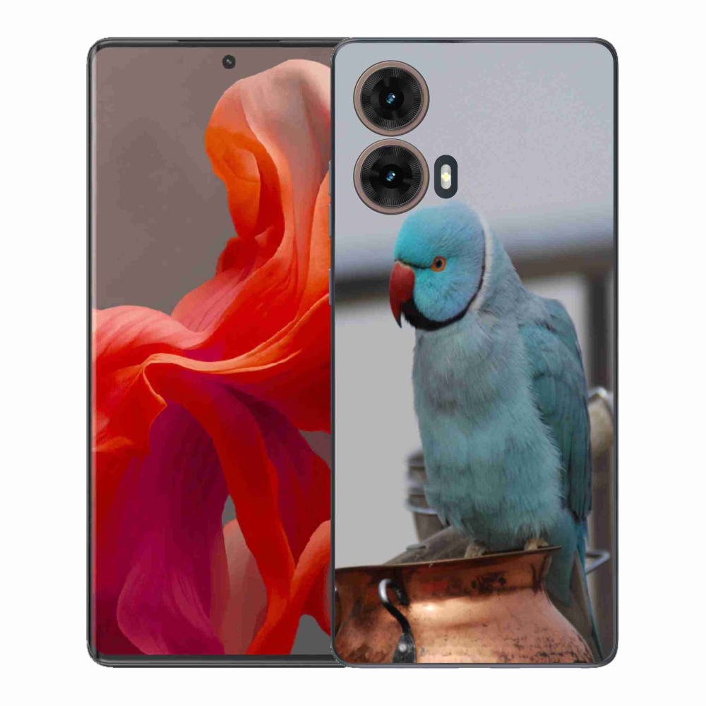 Gél védőburkolat mmCase Motorola Moto G85 5G - papagáj alexander kék