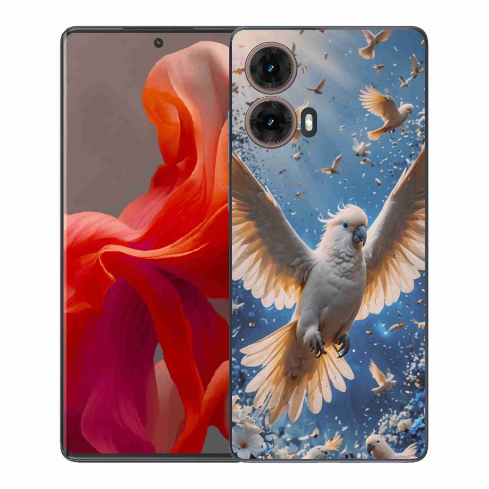 Zselés borítás mmCase Motorola Moto G85 5G - papagáj kakadu