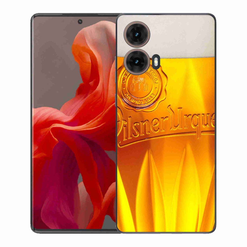 Gél védőburkolat mmCase a Motorola Moto G85 5G készülékhez - sör