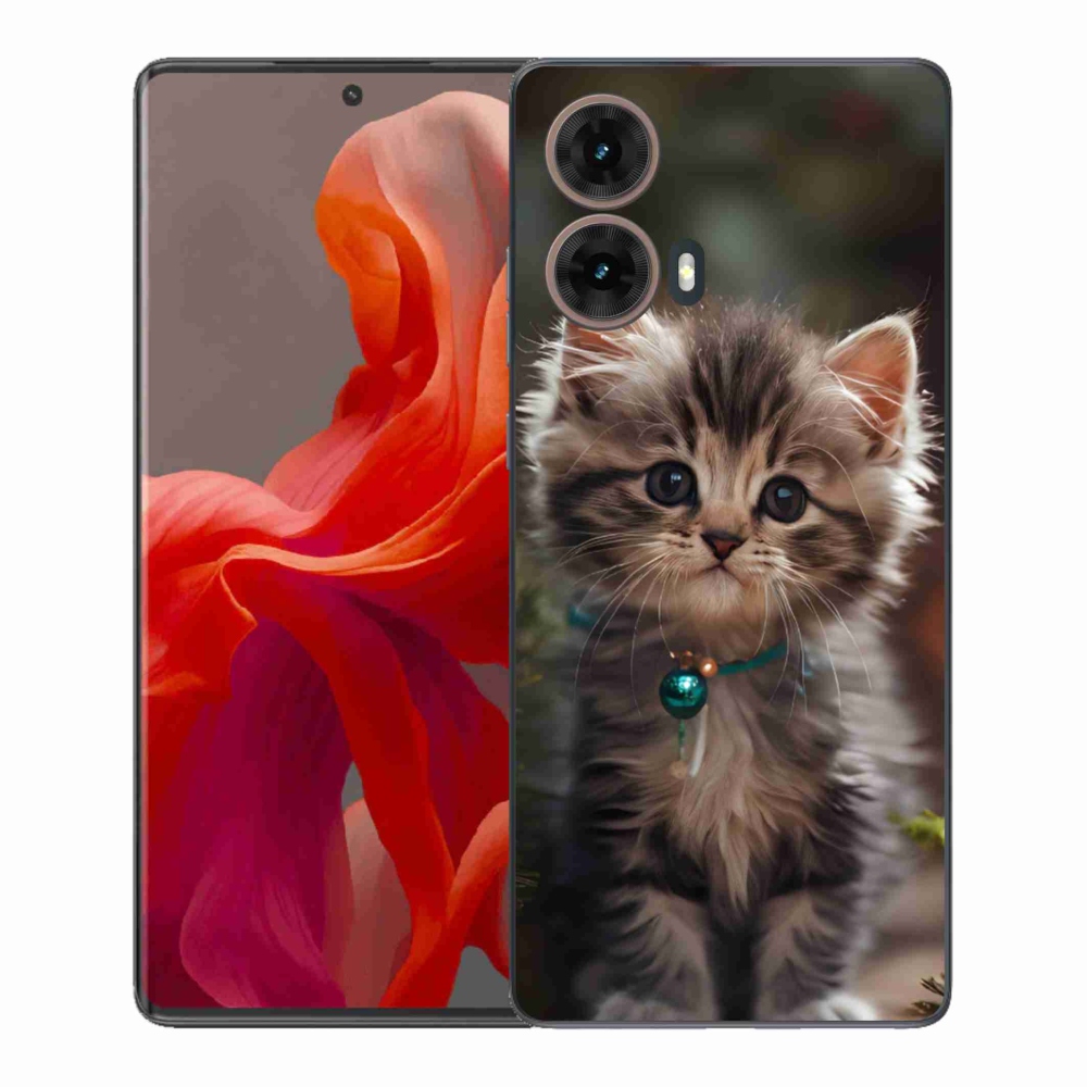 Gél borítás mmCase Motorola Moto G85 5G - aranyos cica 11