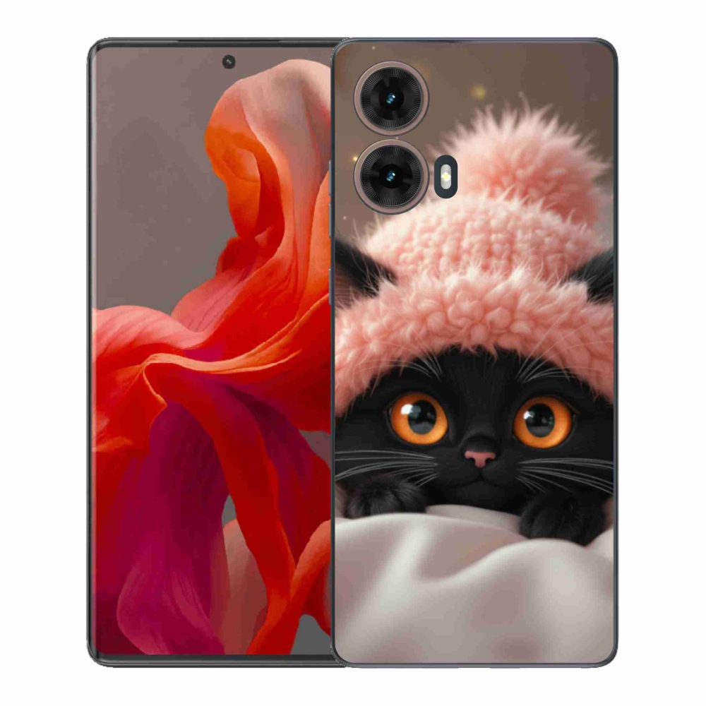 Gél borítás mmCase Motorola Moto G85 5G - aranyos cica 7