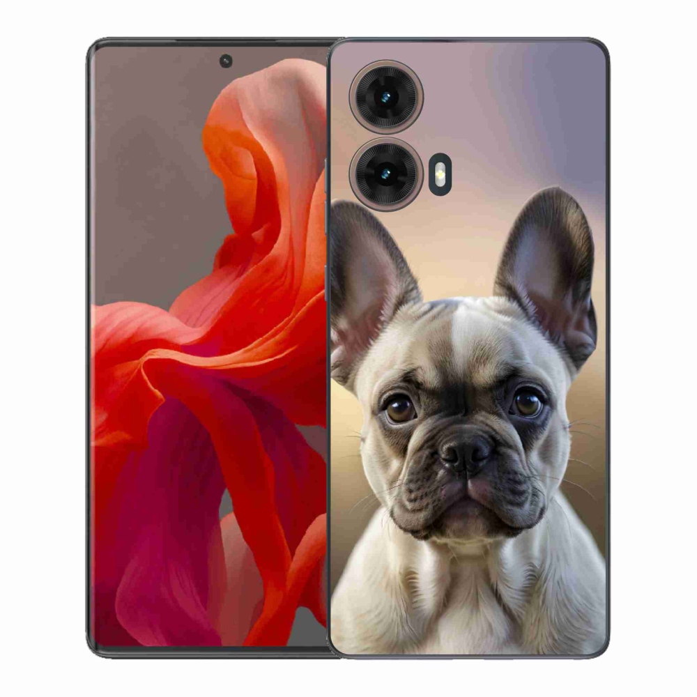 Gél borítás mmCase Motorola Moto G85 5G - aranyos francia bulldoghoz