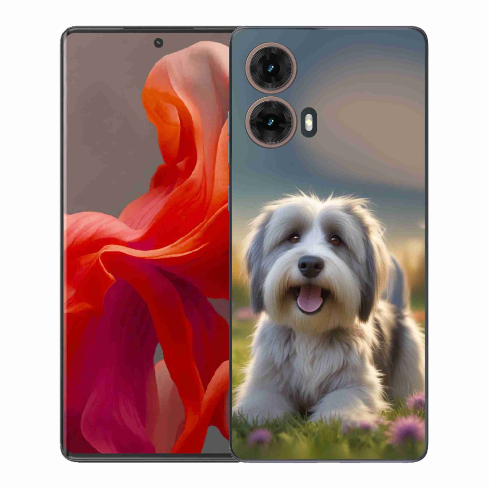 Gél védőhuzat mmCase Motorola Moto G85 5G - aranyos havannai kutya