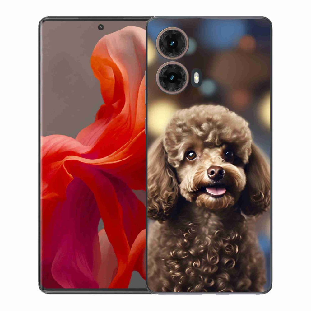 Zselés borítás mmCase Motorola Moto G85 5G - aranyos uszkárhoz