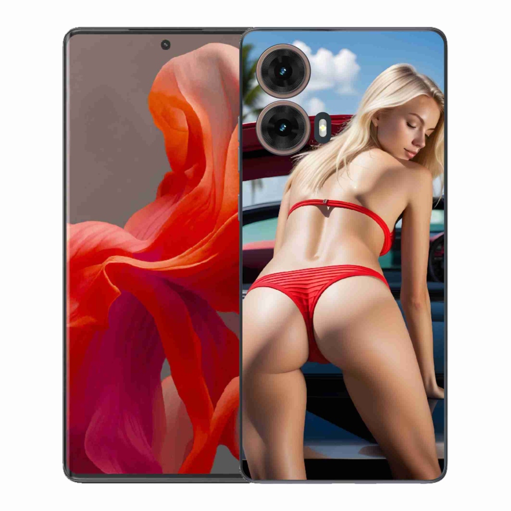 Gél borítás mmCase Motorola Moto G85 5G - szexi nő 2