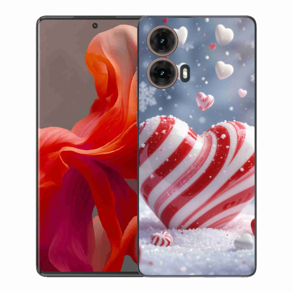 Gél védőburkolat mmCase Motorola Moto G85 5G - édes szív