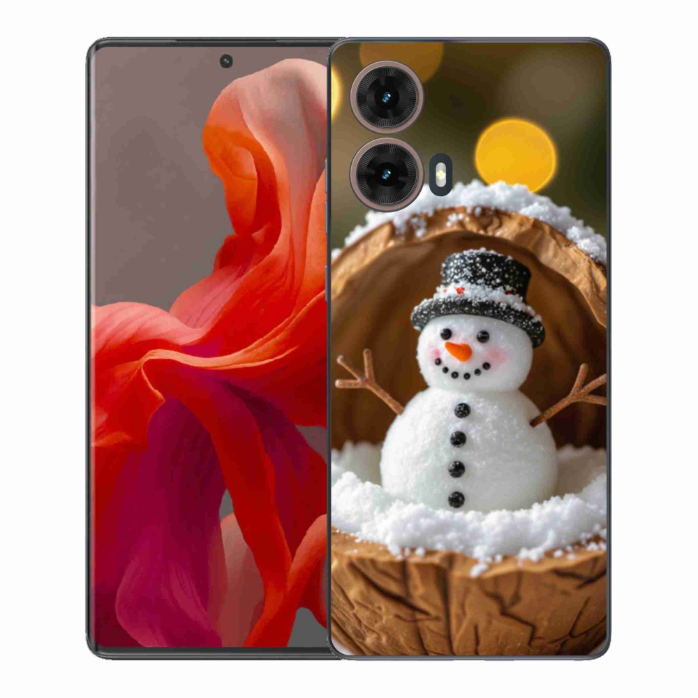 Zselés borítás mmCase Motorola Moto G85 5G - hóember 4