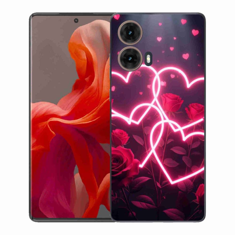 Gél borítás mmCase a Motorola Moto G85 5G készülékhez - Szerelem szíve