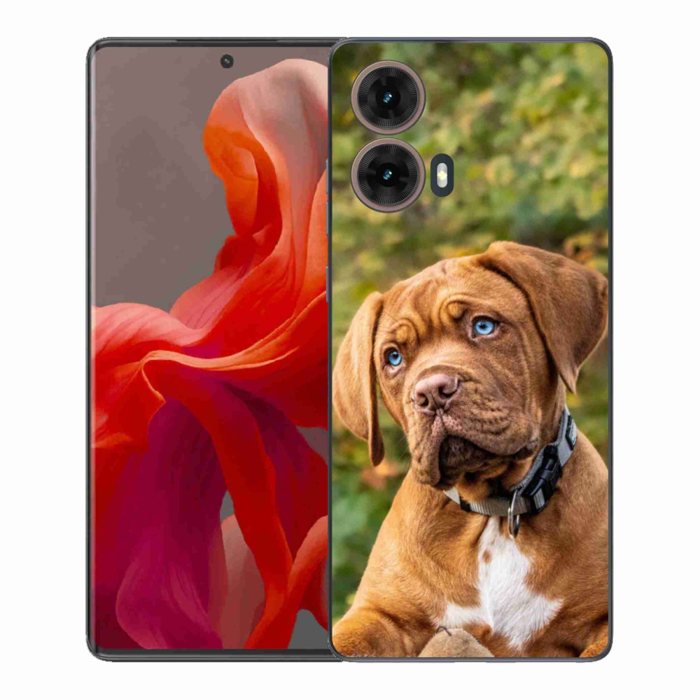 Gél védőburkolat mmCase a Motorola Moto G85 5G - kölyökkékhez