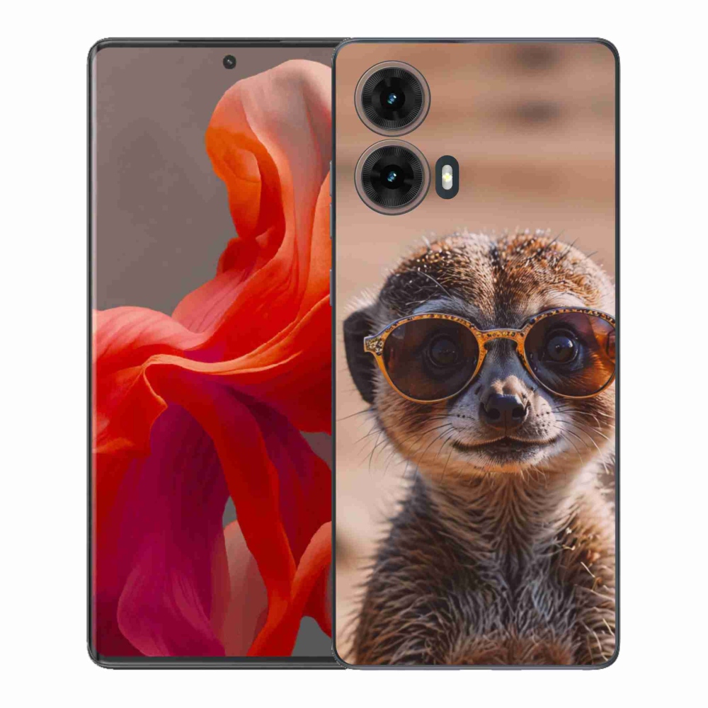 Gél borítás mmCase Motorola Moto G85 5G - stílusos surikata