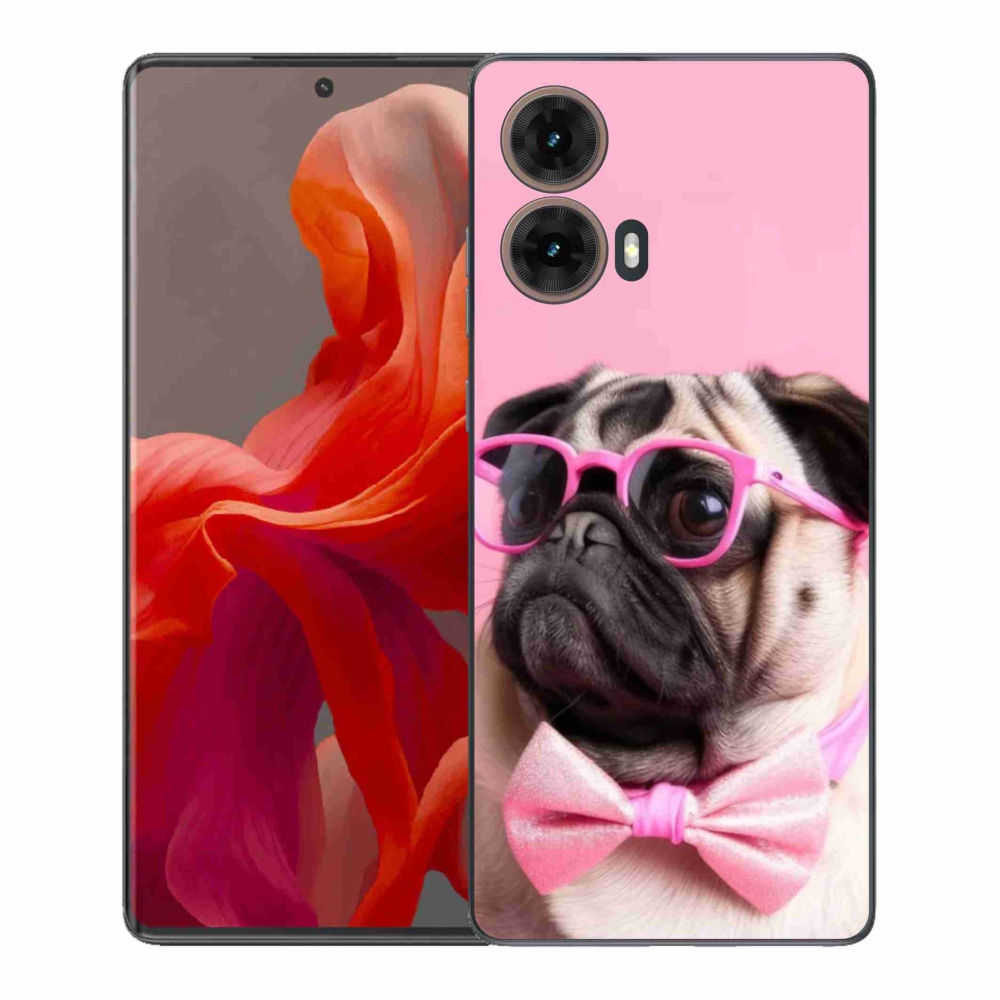 Zselés borítás mmCase Motorola Moto G85 5G - stílusos mopsz - mmCase a Motorola Moto G85 5G-hez