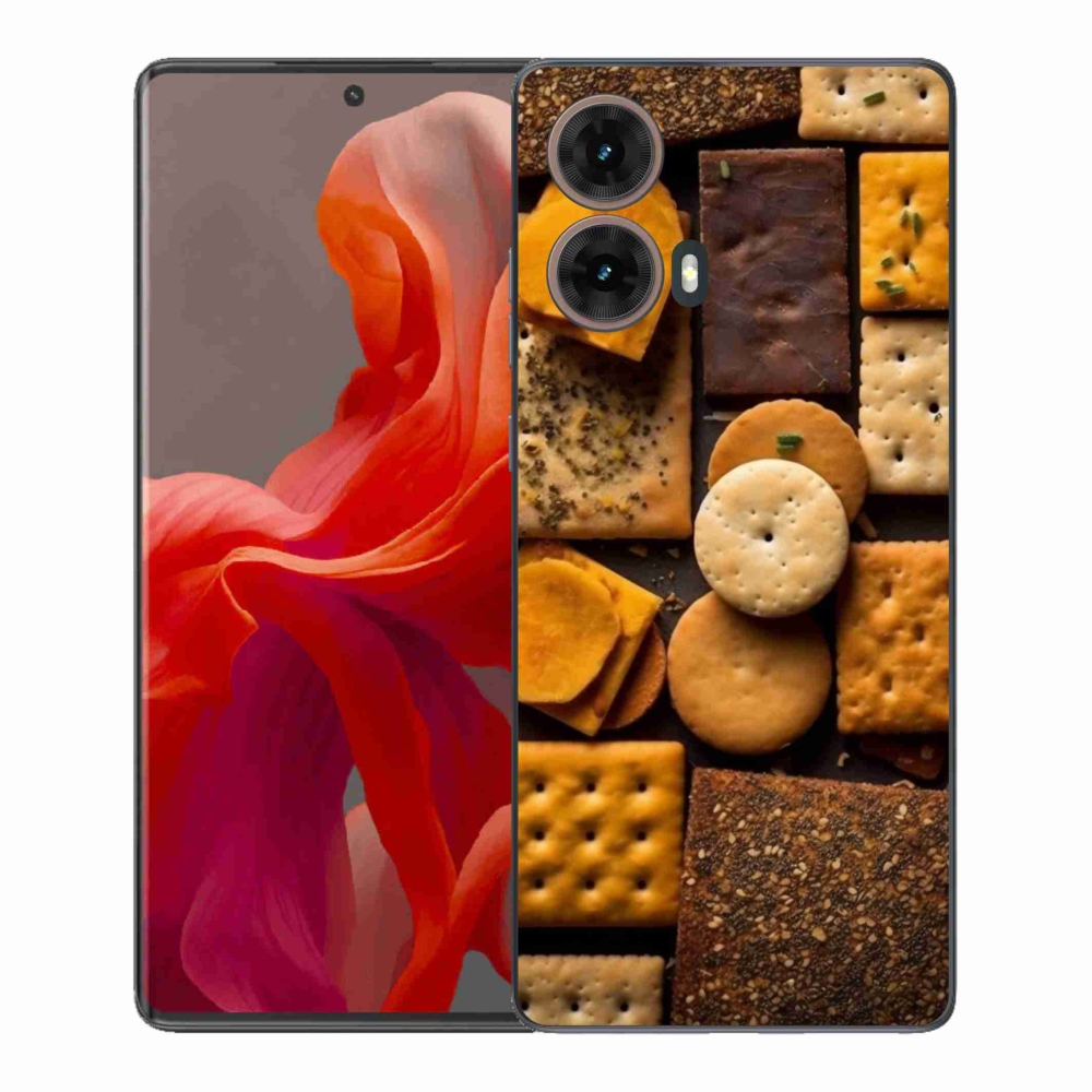 Zselés borítás mmCase Motorola Moto G85 5G - kekszek