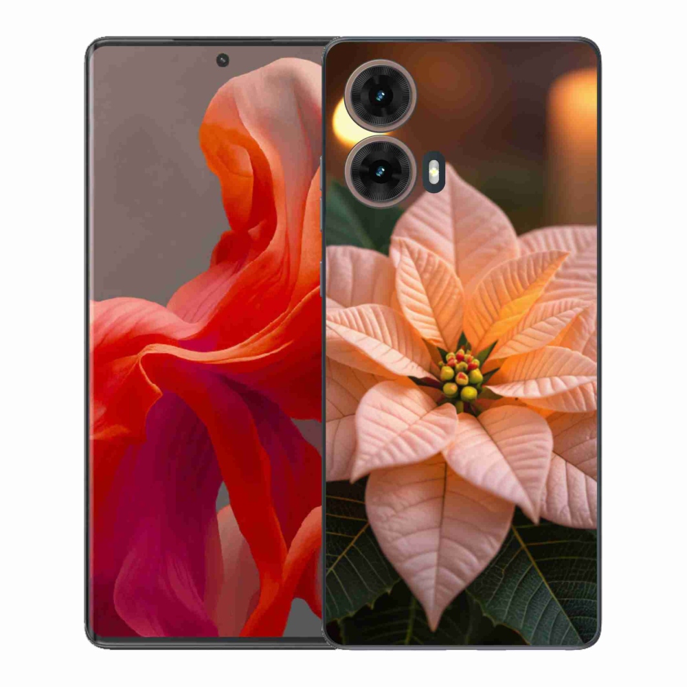 Zselés borítás mmCase Motorola Moto G85 5G - mikulásvirág