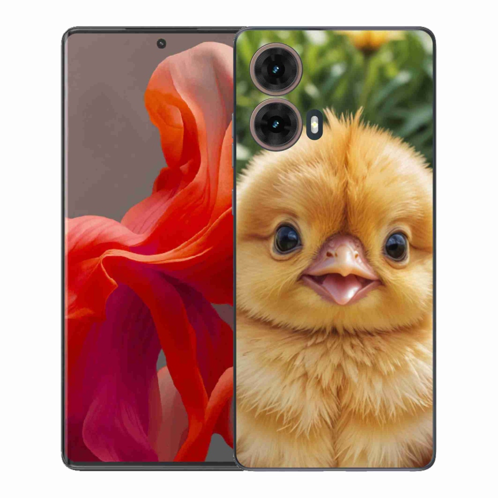 Gél védőburkolat mmCase Motorola Moto G85 5G - boldog csaj