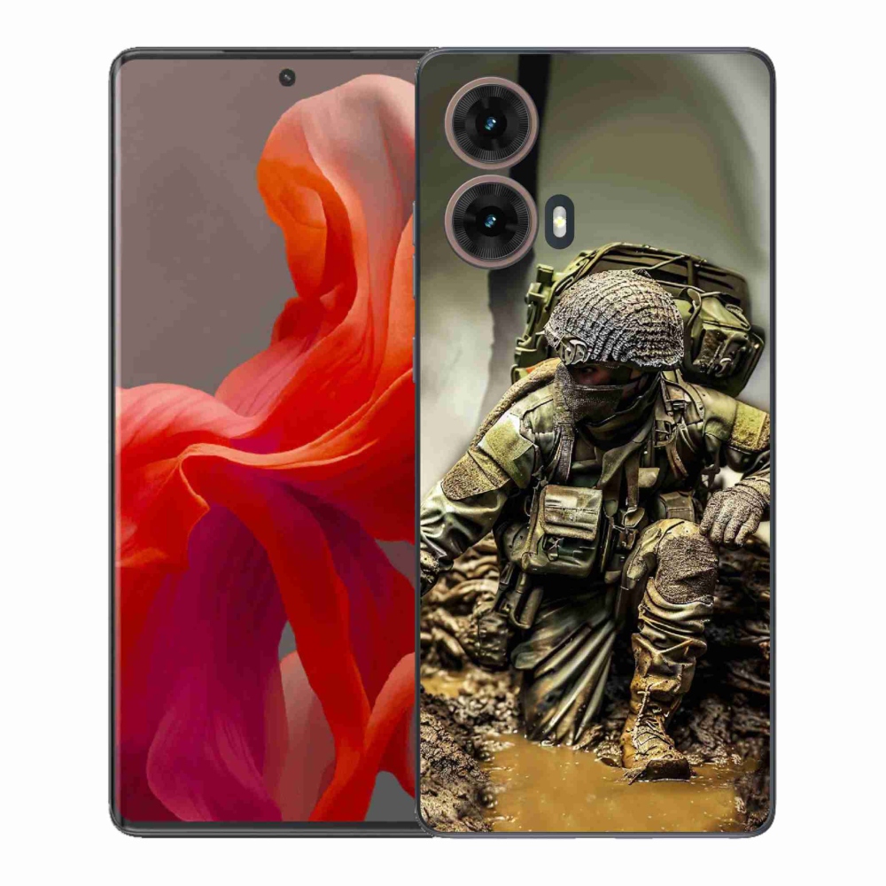 Gél védőburkolat mmCase Motorola Moto G85 5G - katona