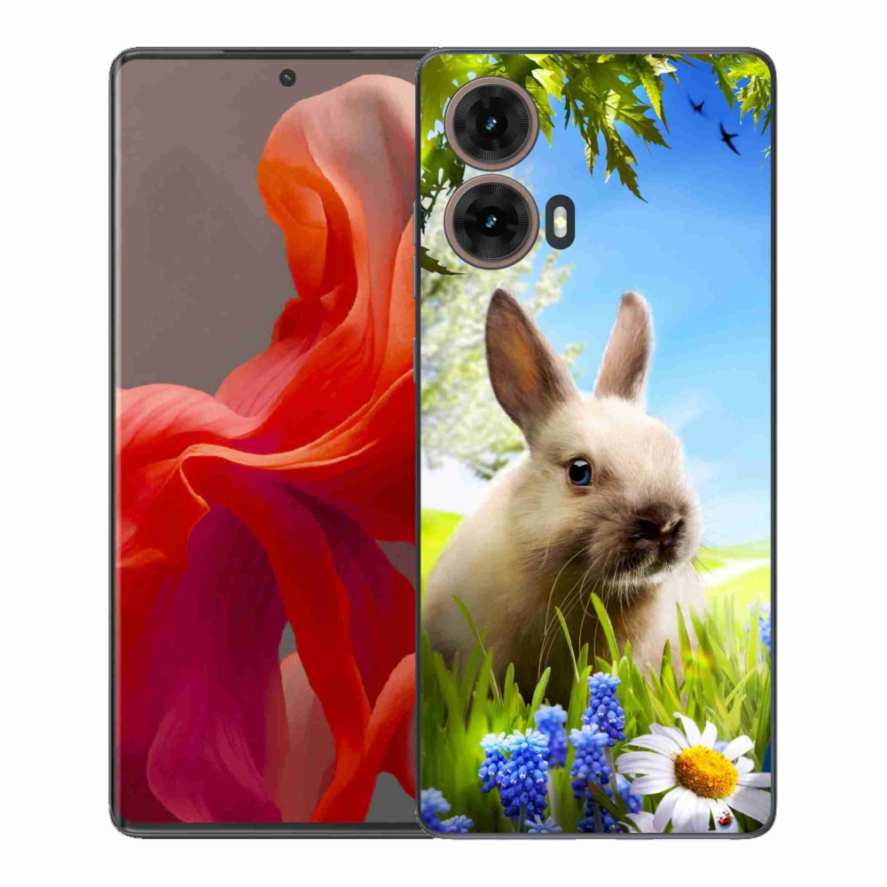 Gél védőburkolat mmCase Motorola Moto G85 5G - nyuszi