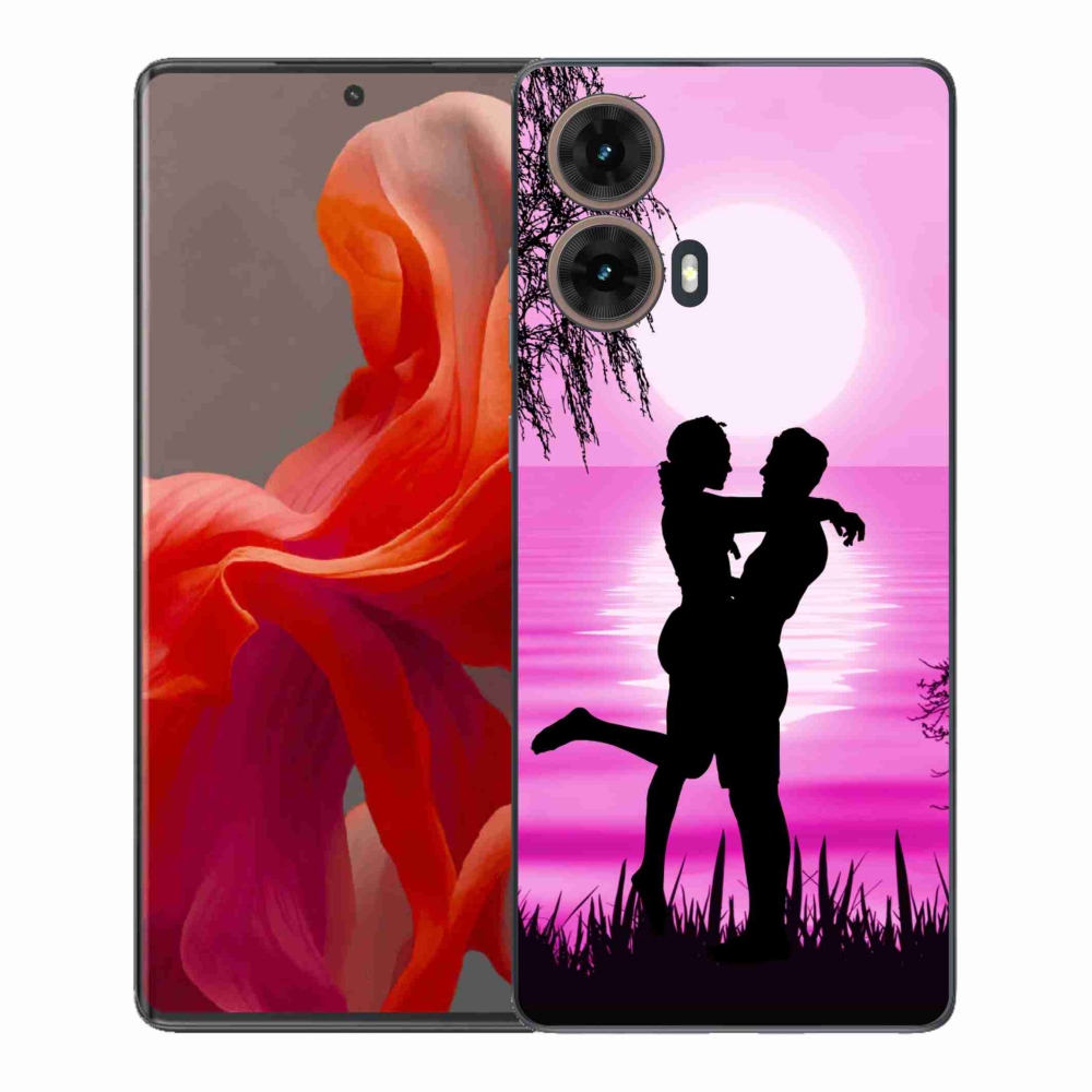 Gél védőburkolat mmCase a Motorola Moto G85 5G készülékhez - naplemente