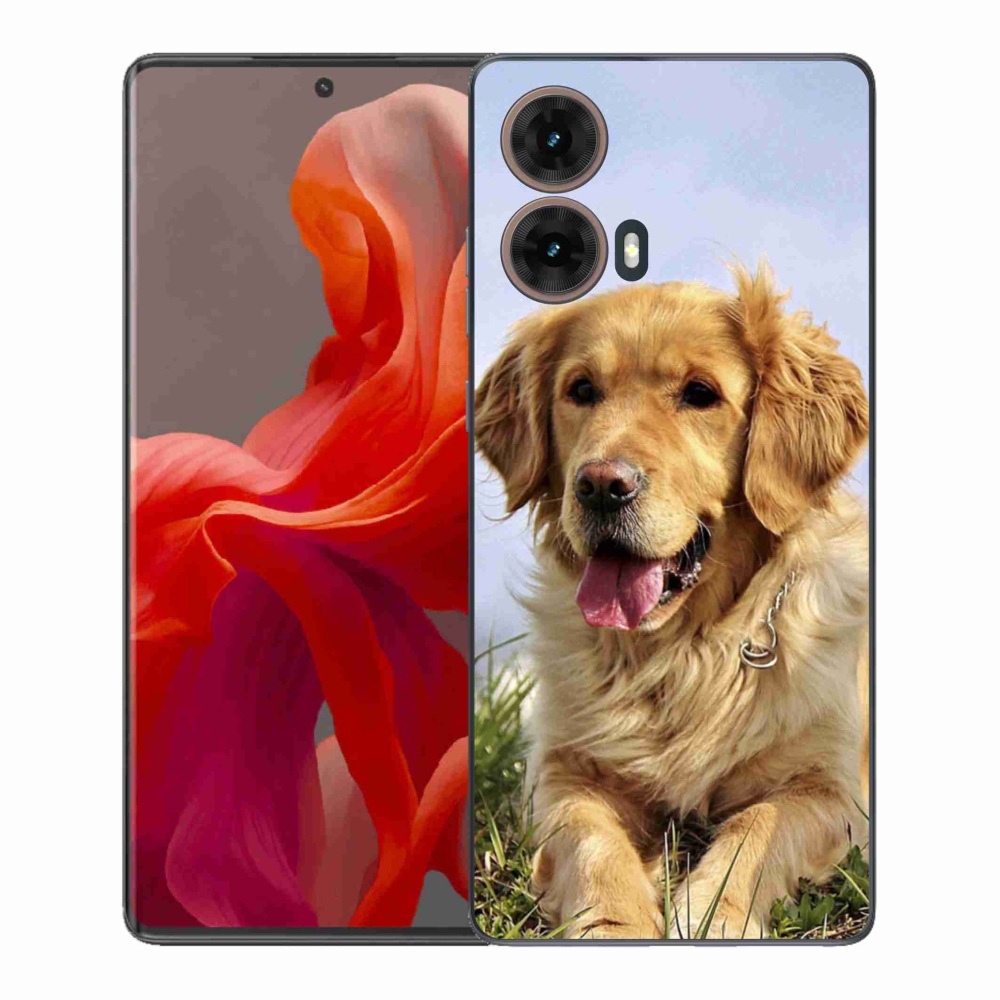 Gél védőburkolat mmCase Motorola Moto G85 5G - arany retrieverhez