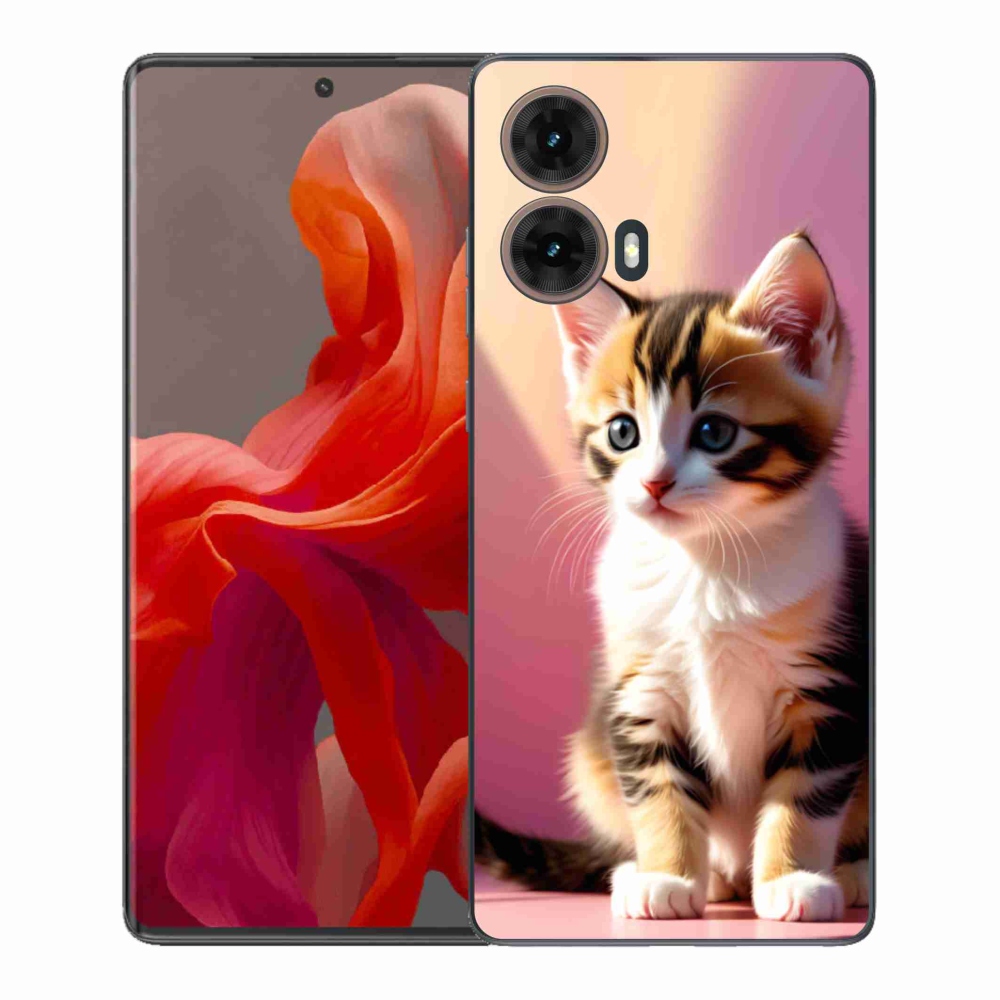 Gél védőburkolat mmCase a Motorola Moto G85 5G készülékhez - kíváncsi baba 2