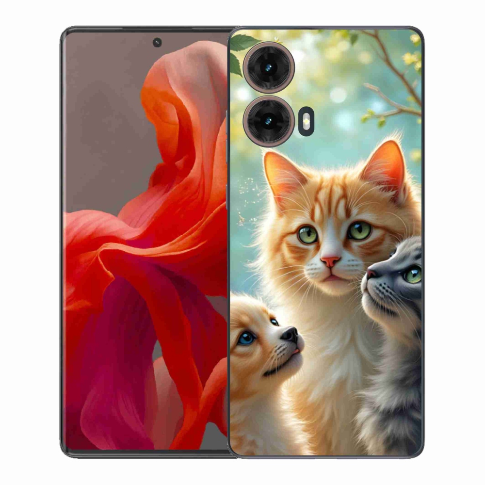 Zselés borítás mmCase a Motorola Moto G85 5G - állati barátság 2