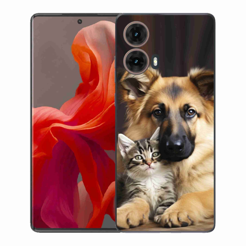 Gél borítás mmCase Motorola Moto G85 5G - állati barátság
