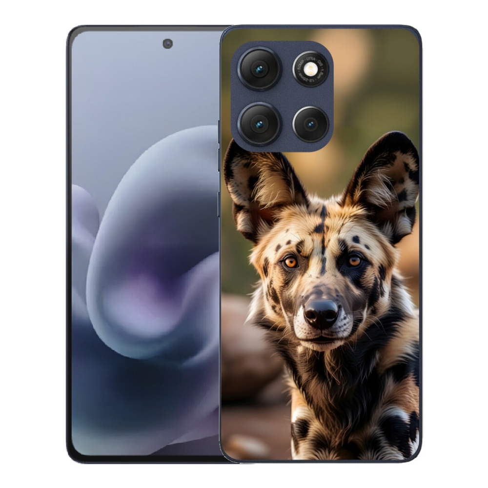 mmCase géltok a Motorola Moto G86 5G-hez – afrikai vadkutya